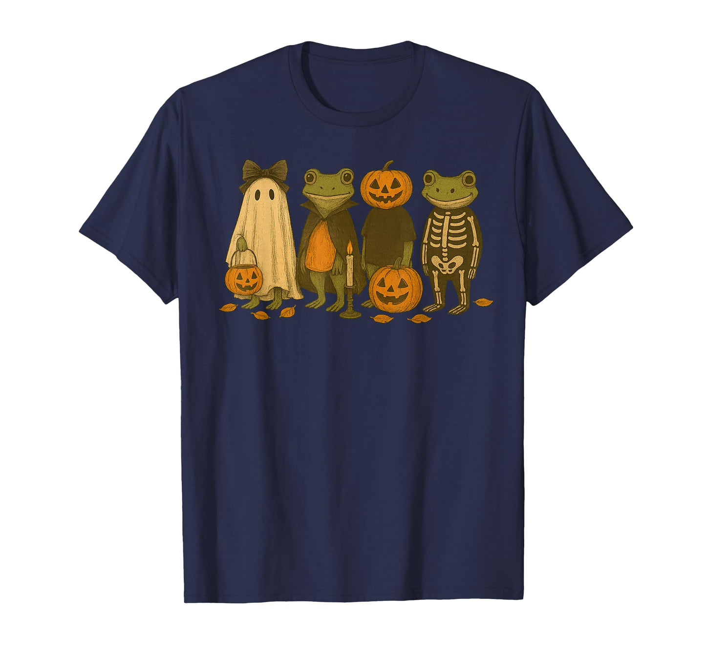 Funny Cute Frog Halloween Costumes T-Shirt