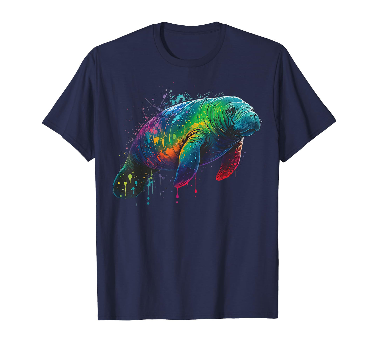 Manatee Colorful Sea Cow T-Shirt