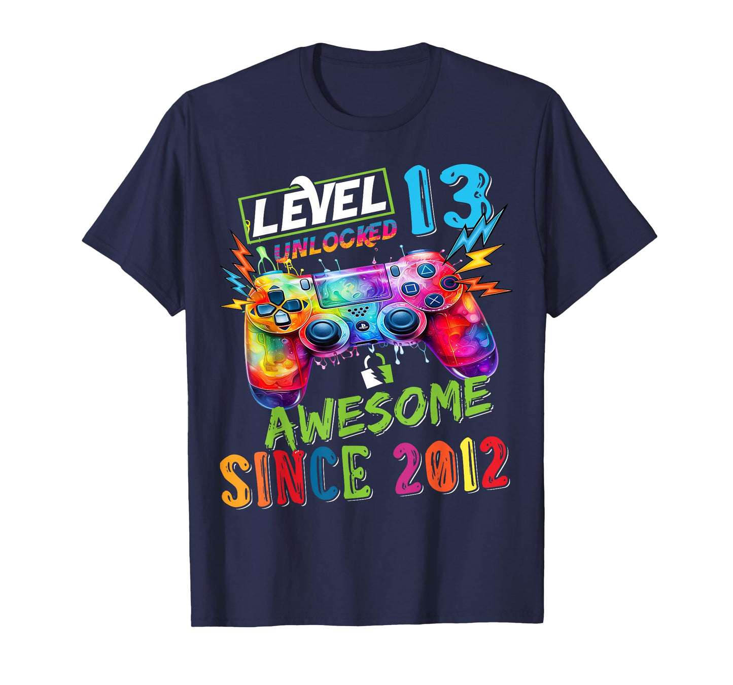 Level 13 Unlocked Awesome 2012 Video Games Birthday T-Shirt