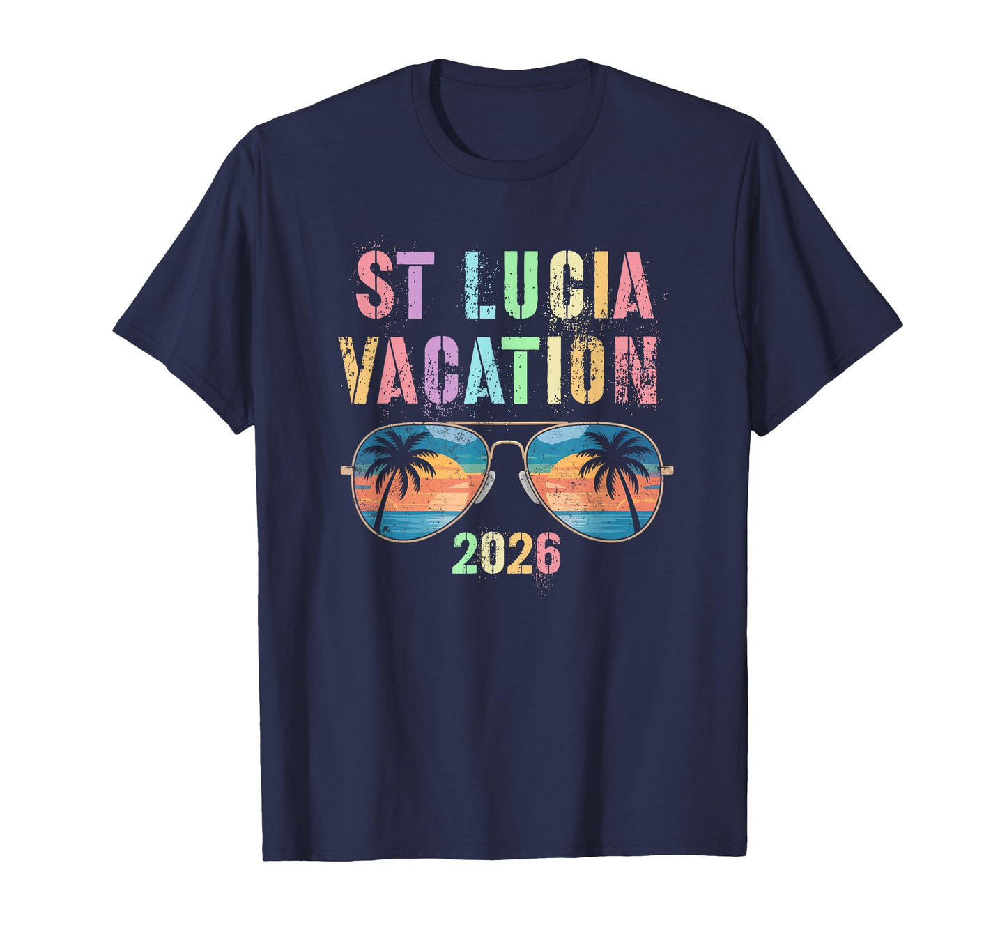Cute ST Lucia Vacation 2026 Trip Swim Vacay Matching All T-Shirt