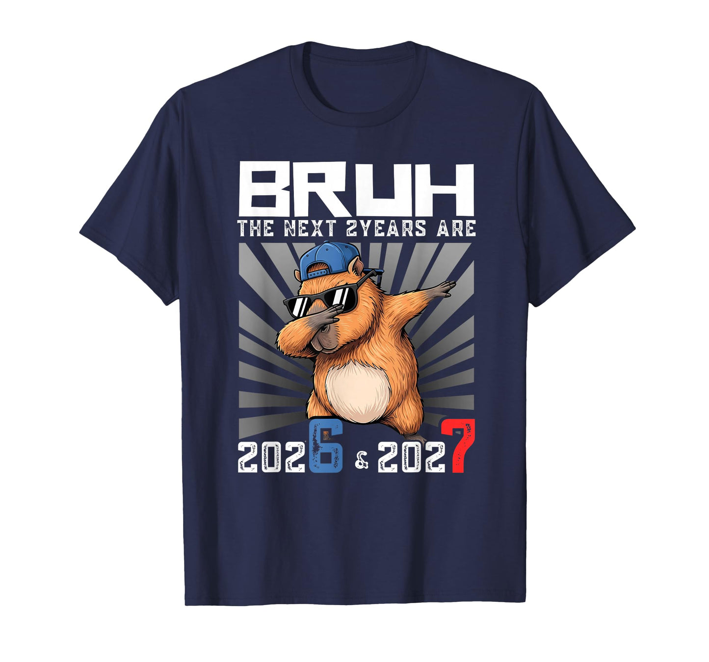 Dabbing Capybara 67 NYE 2026 Boys Kids New Year Eve Party 67 T-Shirt
