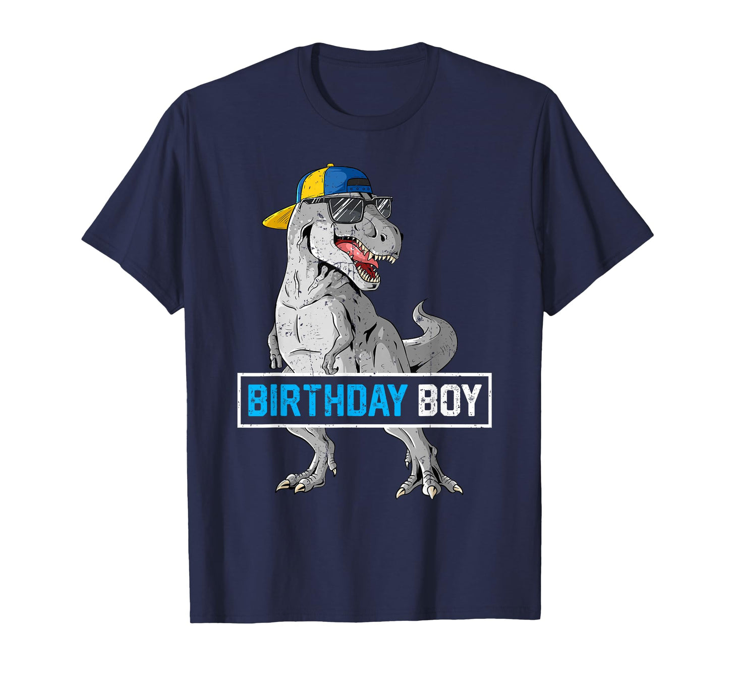 Kids Birthday Boy Dino T Rex Dinosaur Boys Matching Family T-Shirt