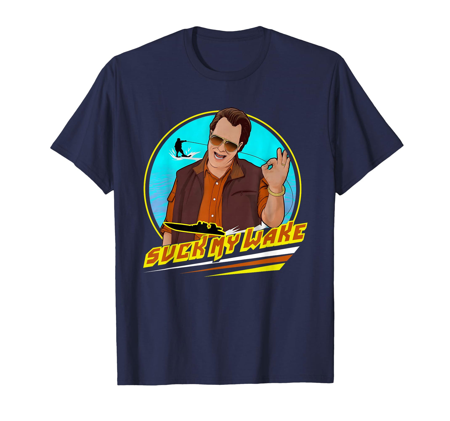 Suck My Wake Outdoors Vintage 70s Great T-Shirt