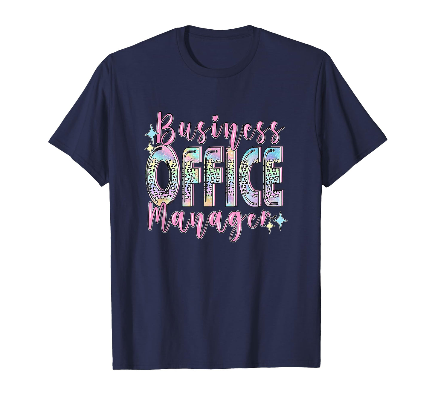 Business Office Manager Funny Front Teamwork Regional Squad T-Shirt