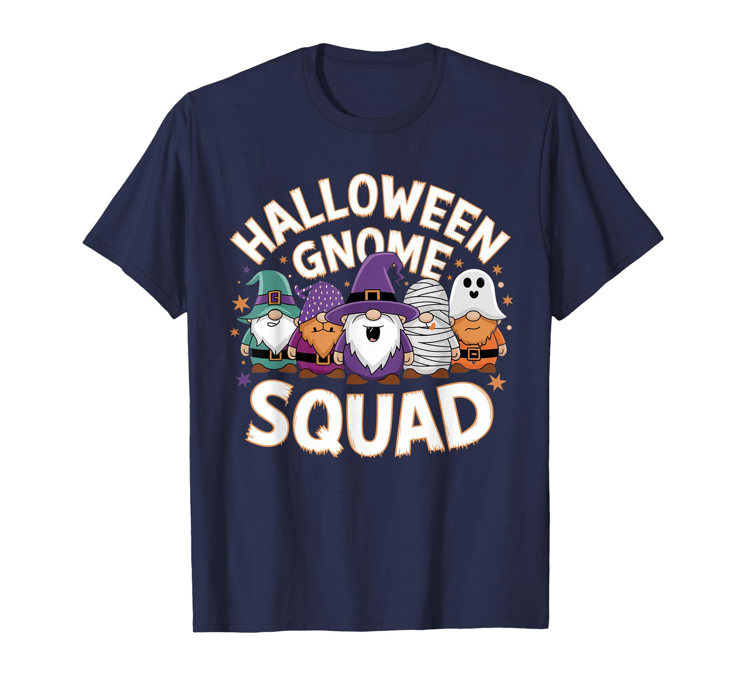 Halloween Gnome Squad Tee Cute Group Family Costume T-Shirt