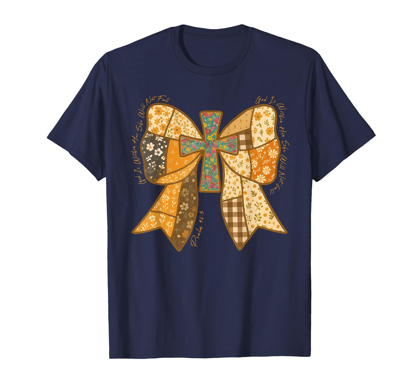 God is Within Her, She Will Not Fail, Fall Christian Jesus T-Shirt
