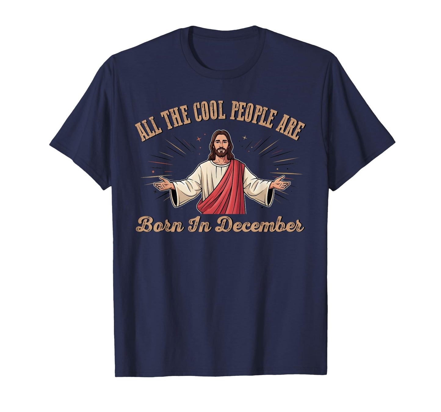 All Cool People are Born in December Birthday Christmas T-Shirt