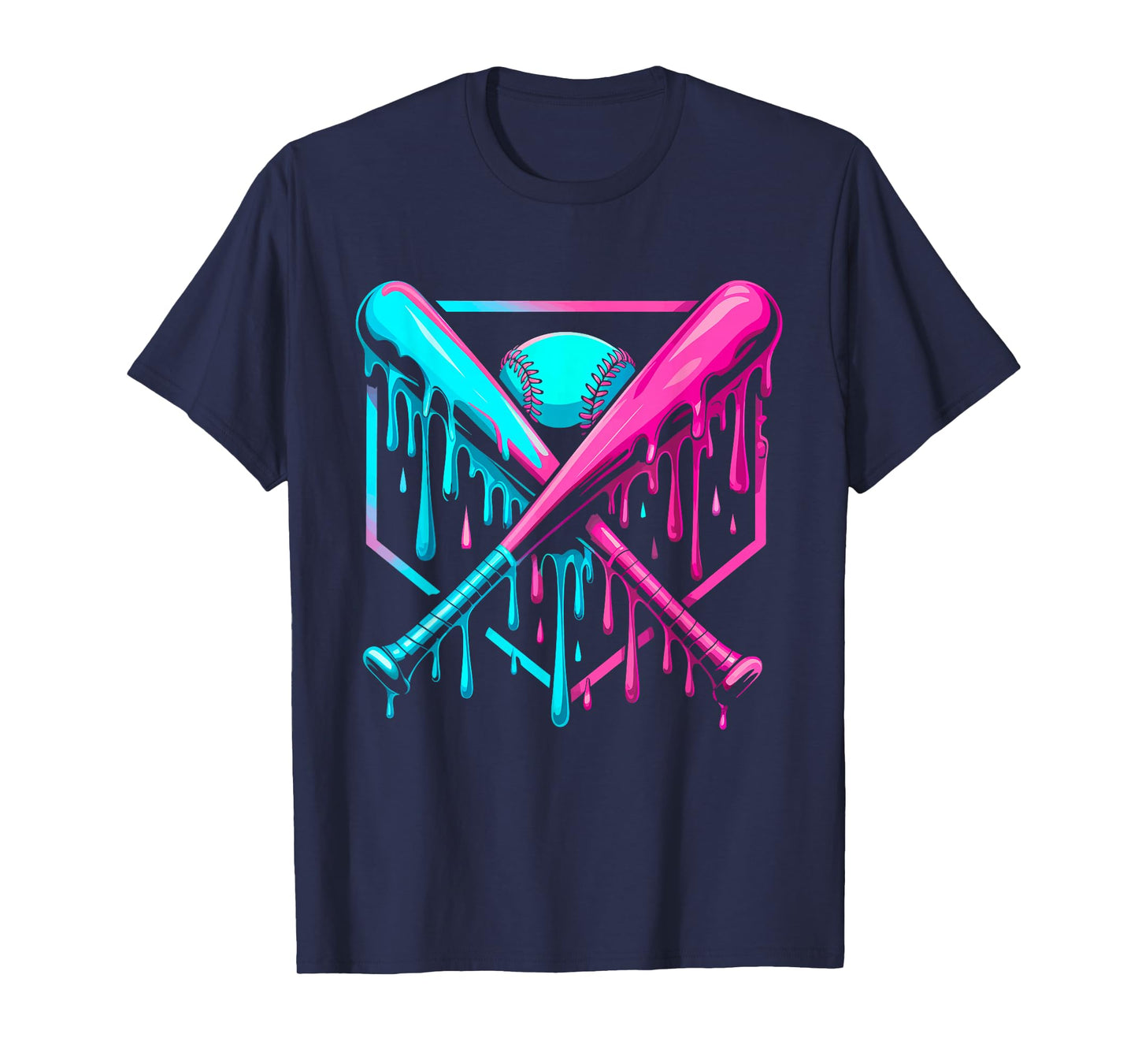 Ice Cream Baseball Drip Respect The Drip Youth Boy Baseball T-Shirt