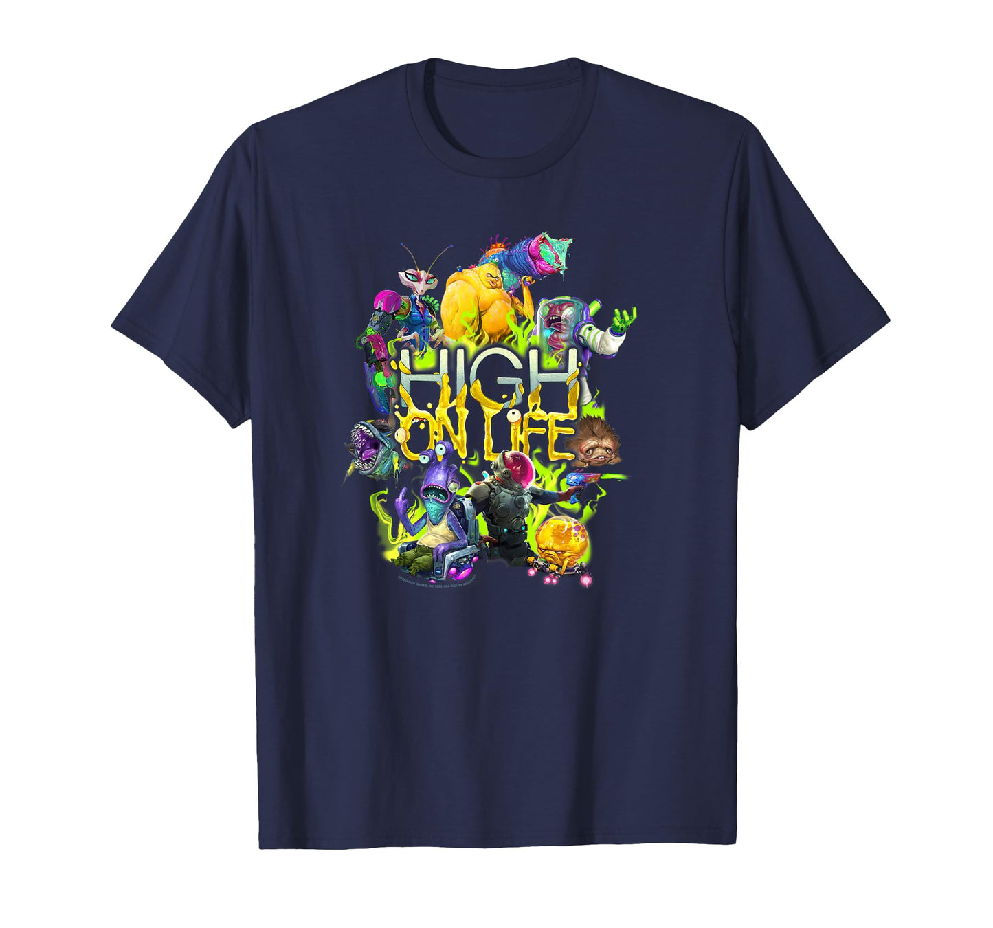 High on Life Character Mashup Group Shot Poster T-Shirt