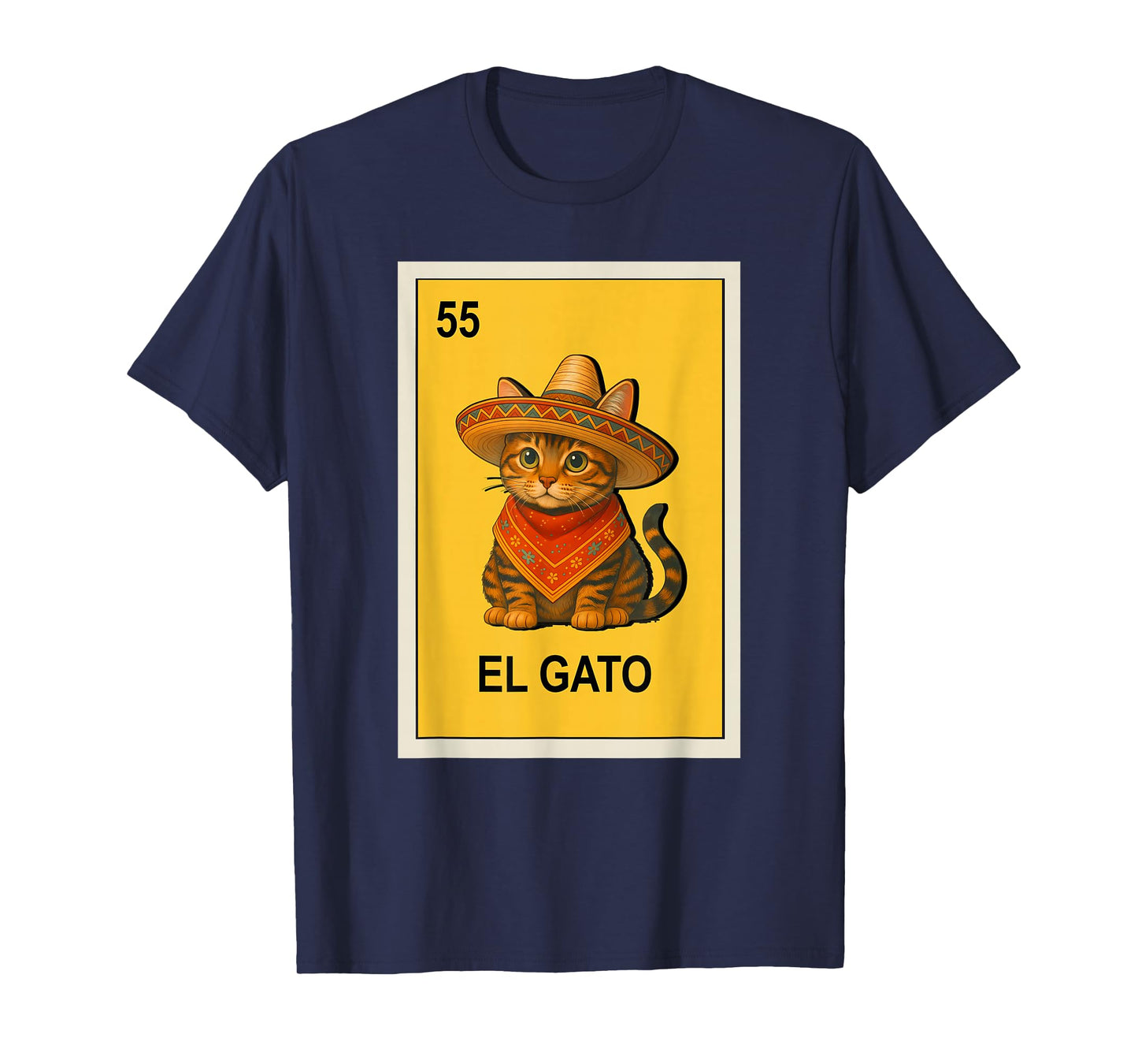 Mexican Lottery Designs Mexican El Gato The Cat Parody T-Shirt