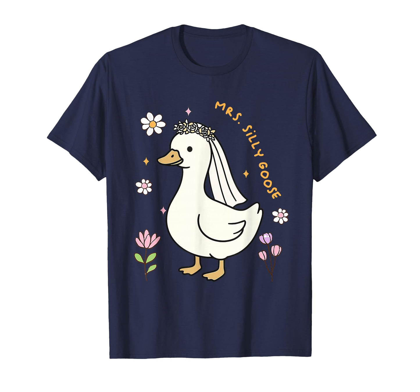 Mrs Silly Goose Bride To Be Wedding Bride Groom Matching T-Shirt