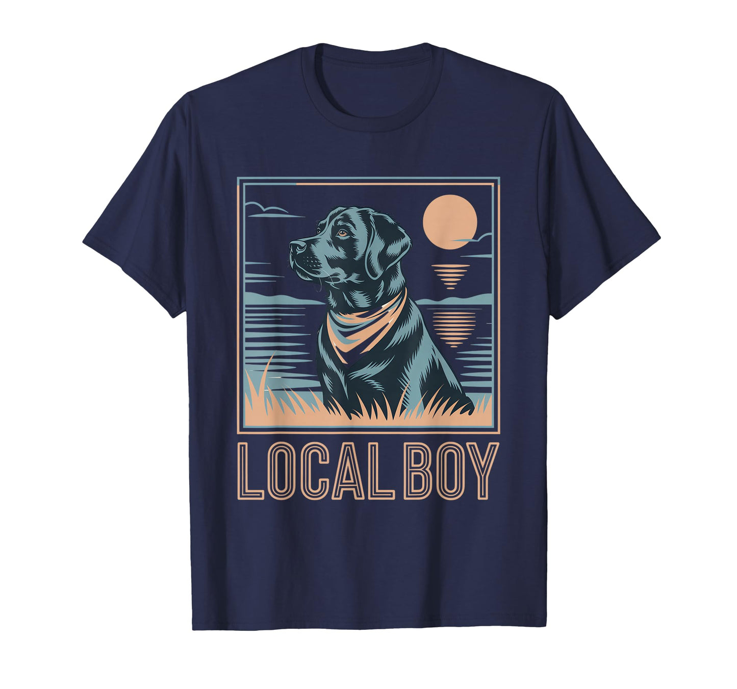 Local Boy Labrador Hunting Dog Duck Hunting T-Shirt