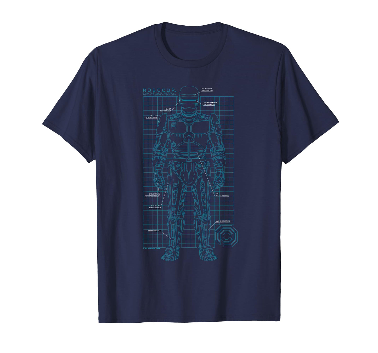 Robocop Schematic T-Shirt