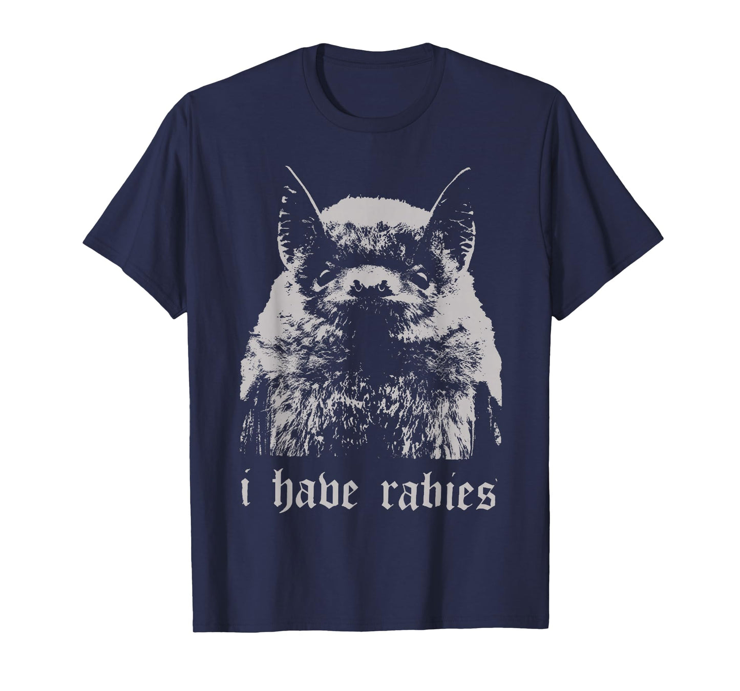 Vintage I Have Rabies Bat Funny Meme Quotes T-Shirt