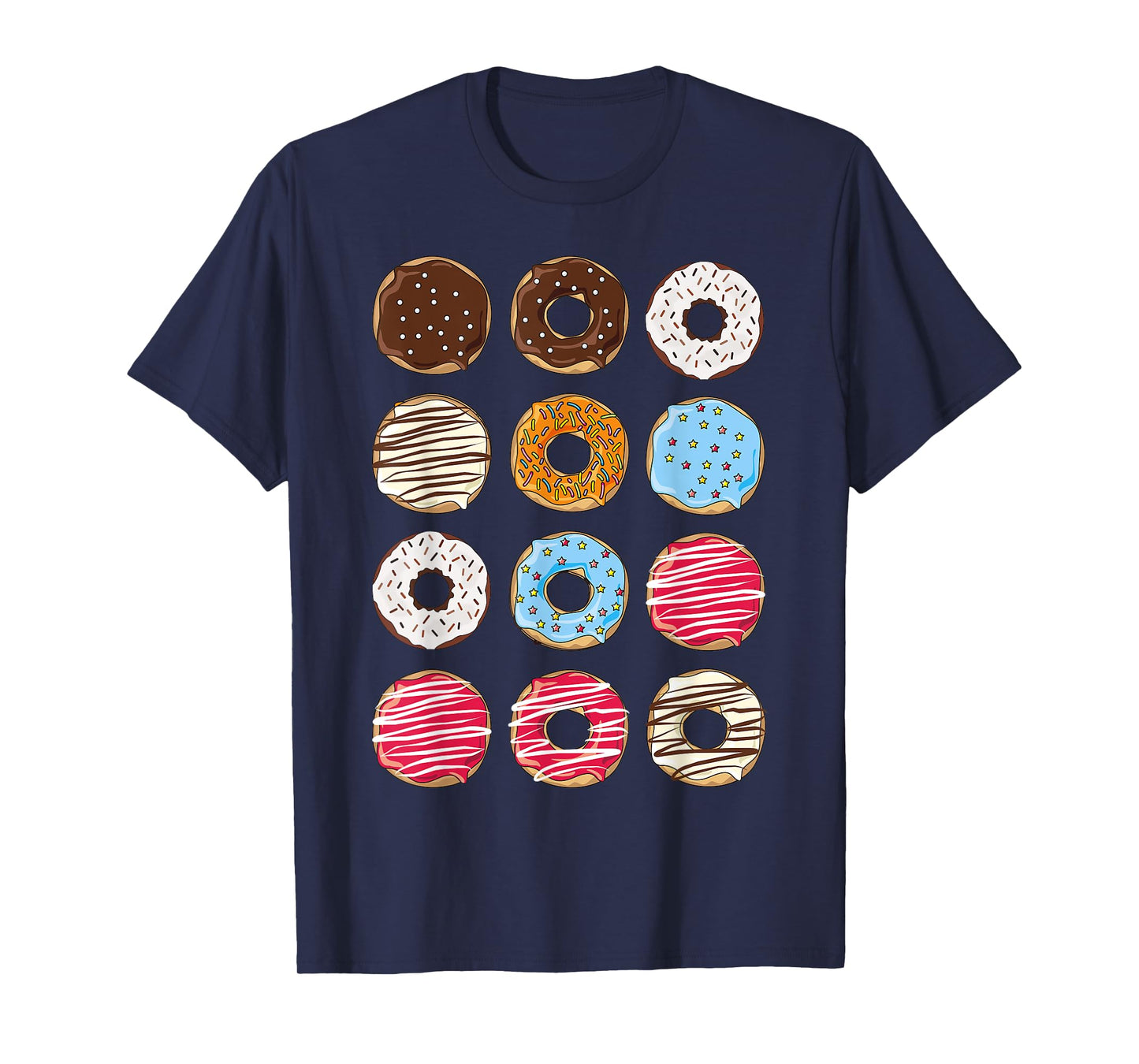 Dozen Donuts Doughnut Box Donut Halloween Costume Dress-up T-Shirt