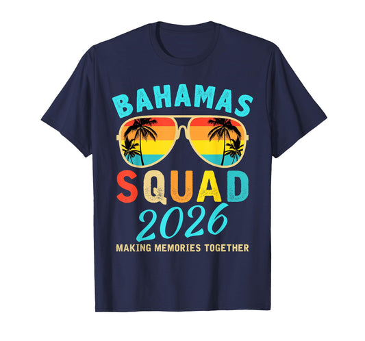 Bahamas Vacation 2026 Squad Family Friends Matching Group T-Shirt