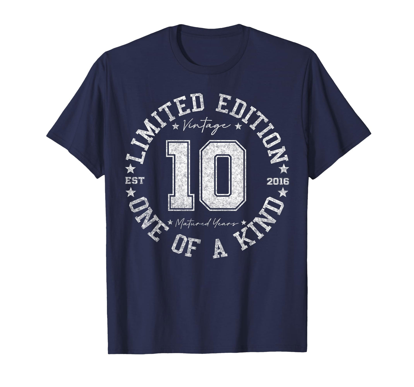 10 Year Old Gifts Vintage 2016 Limited Edition 10th Birthday T-Shirt