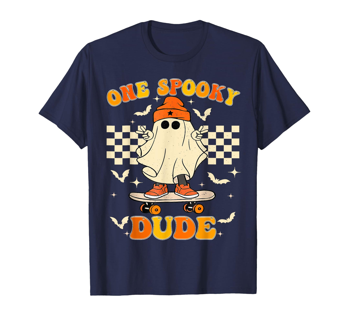 Groovy Boo One Spooky Dude First Halloween Birthday Boy T-Shirt