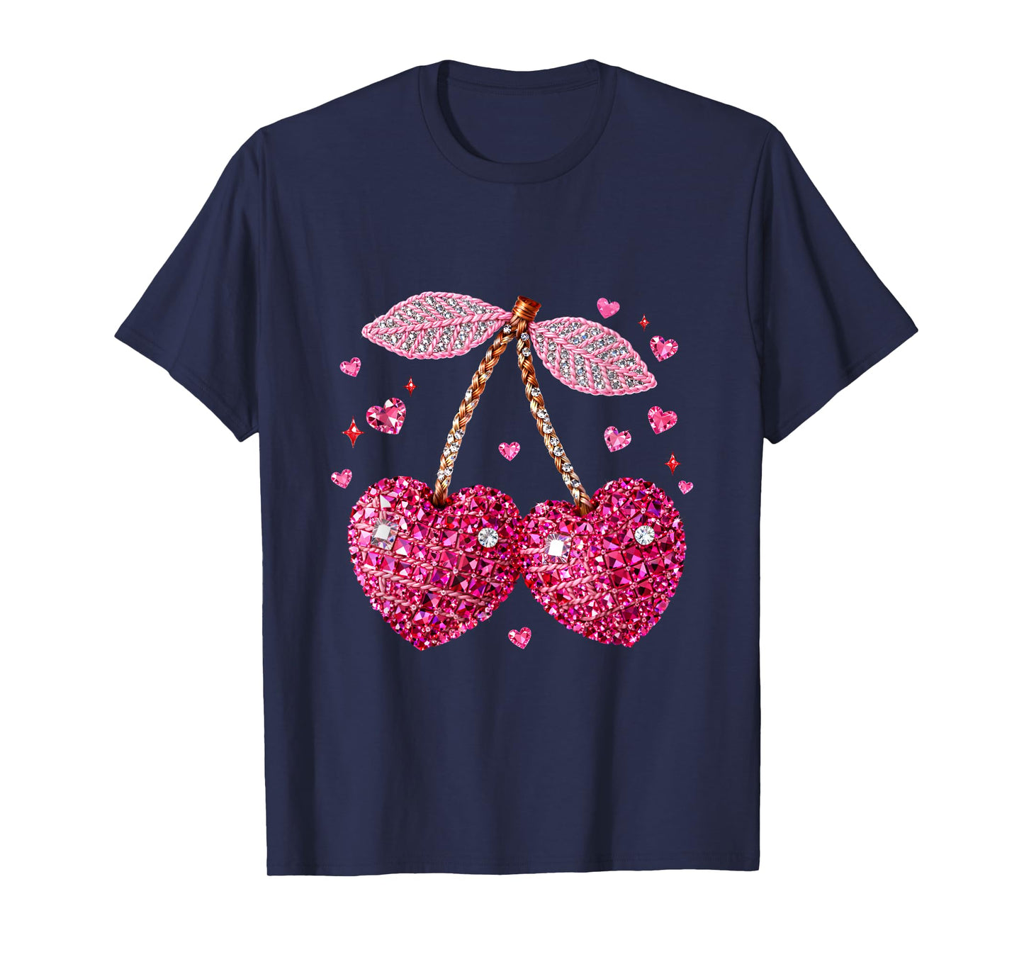 Gemstone Cute Lovely Valentine Coquette Couple T-Shirt