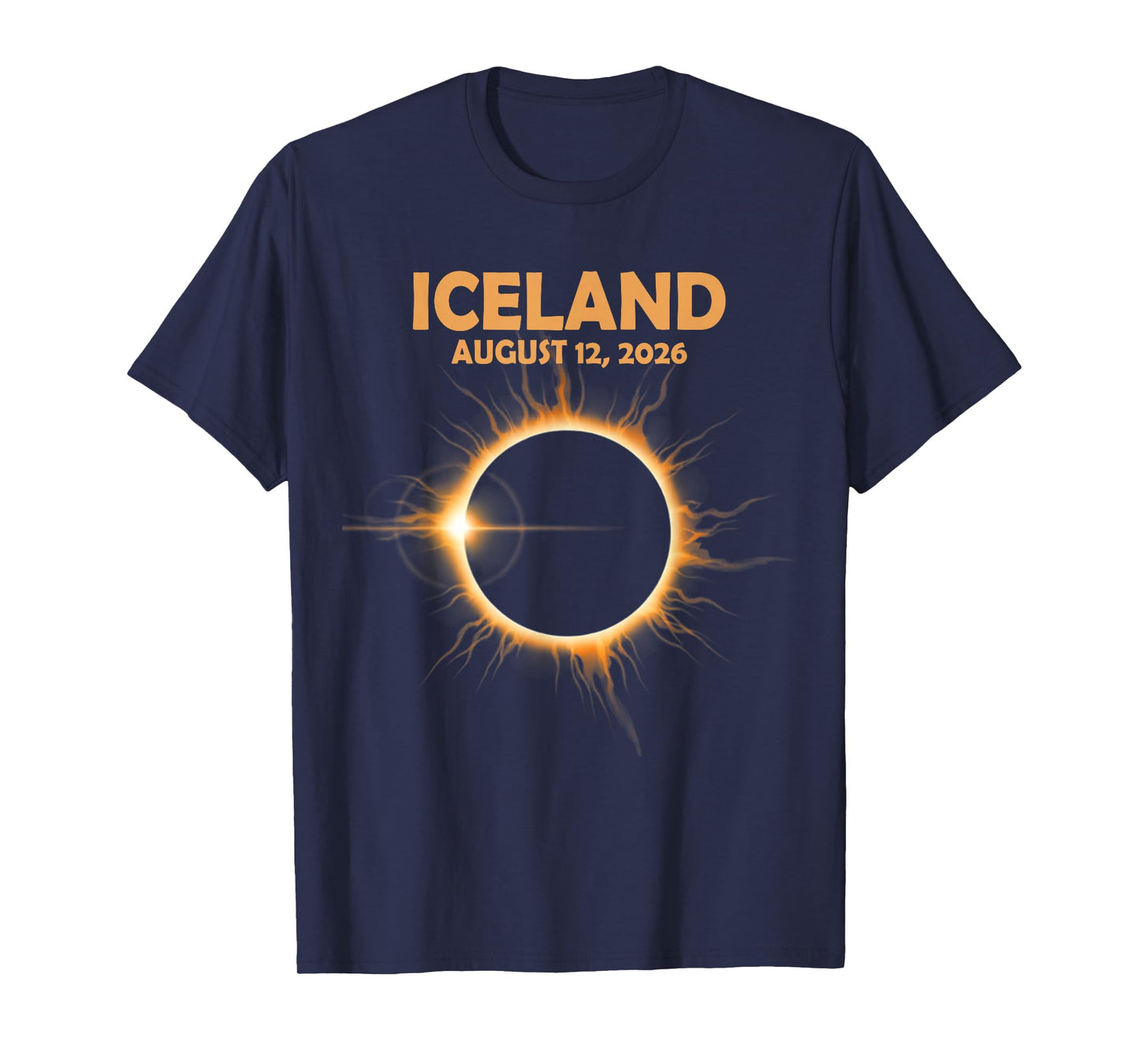 Iceland Solar Event 2026 | Total Celestial Eclipse August 12 T-Shirt