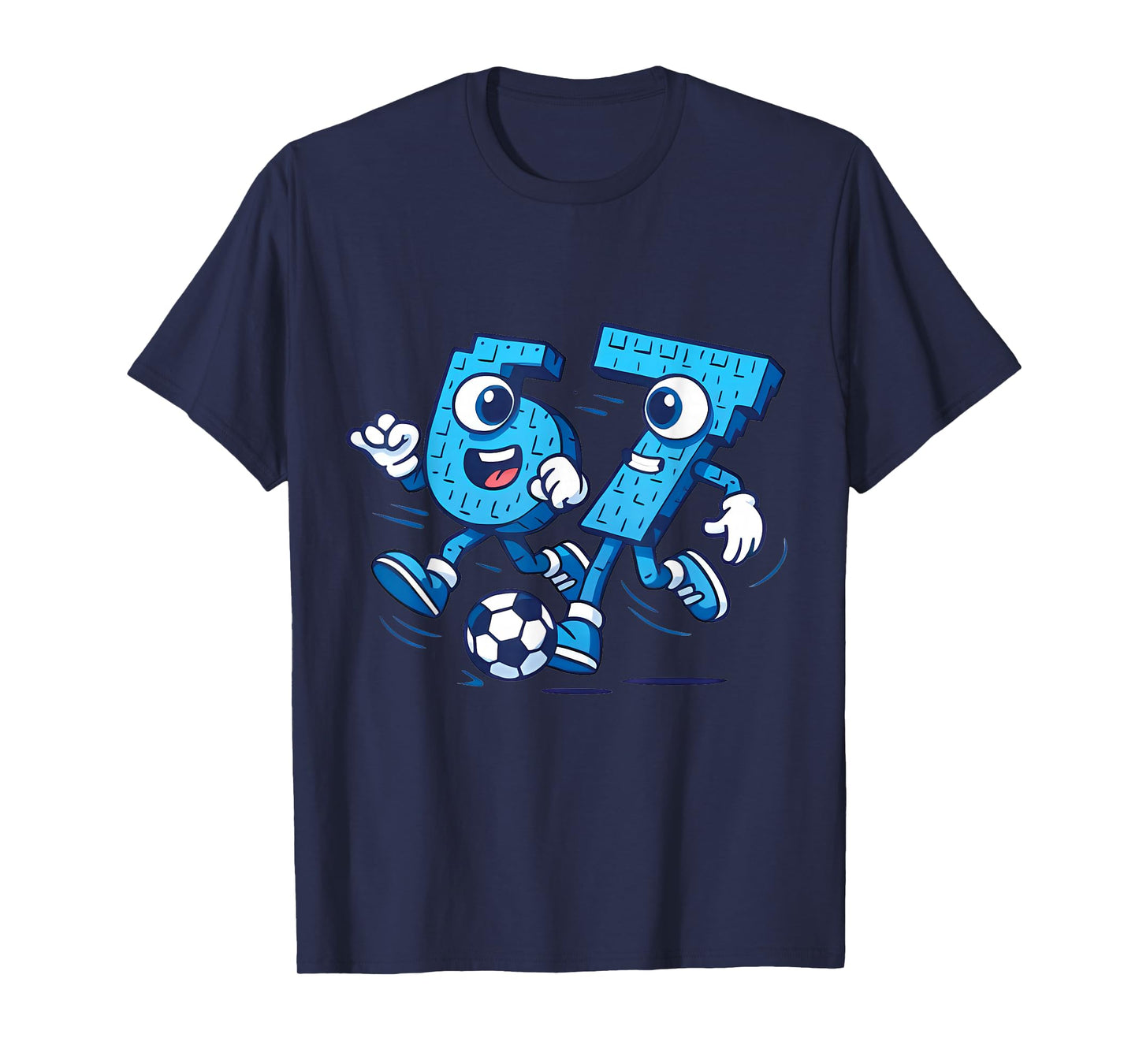 67 Six Seven Italian Brainrot Kids Soccer 67 Meme Christmas T-Shirt