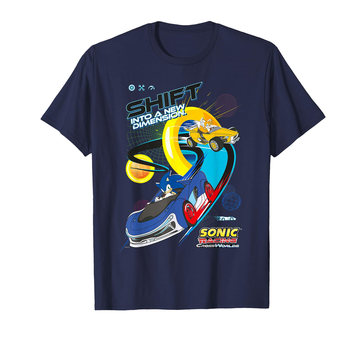 Sonic Racing CrossWorlds "Shift into a New Dimension" T-Shirt