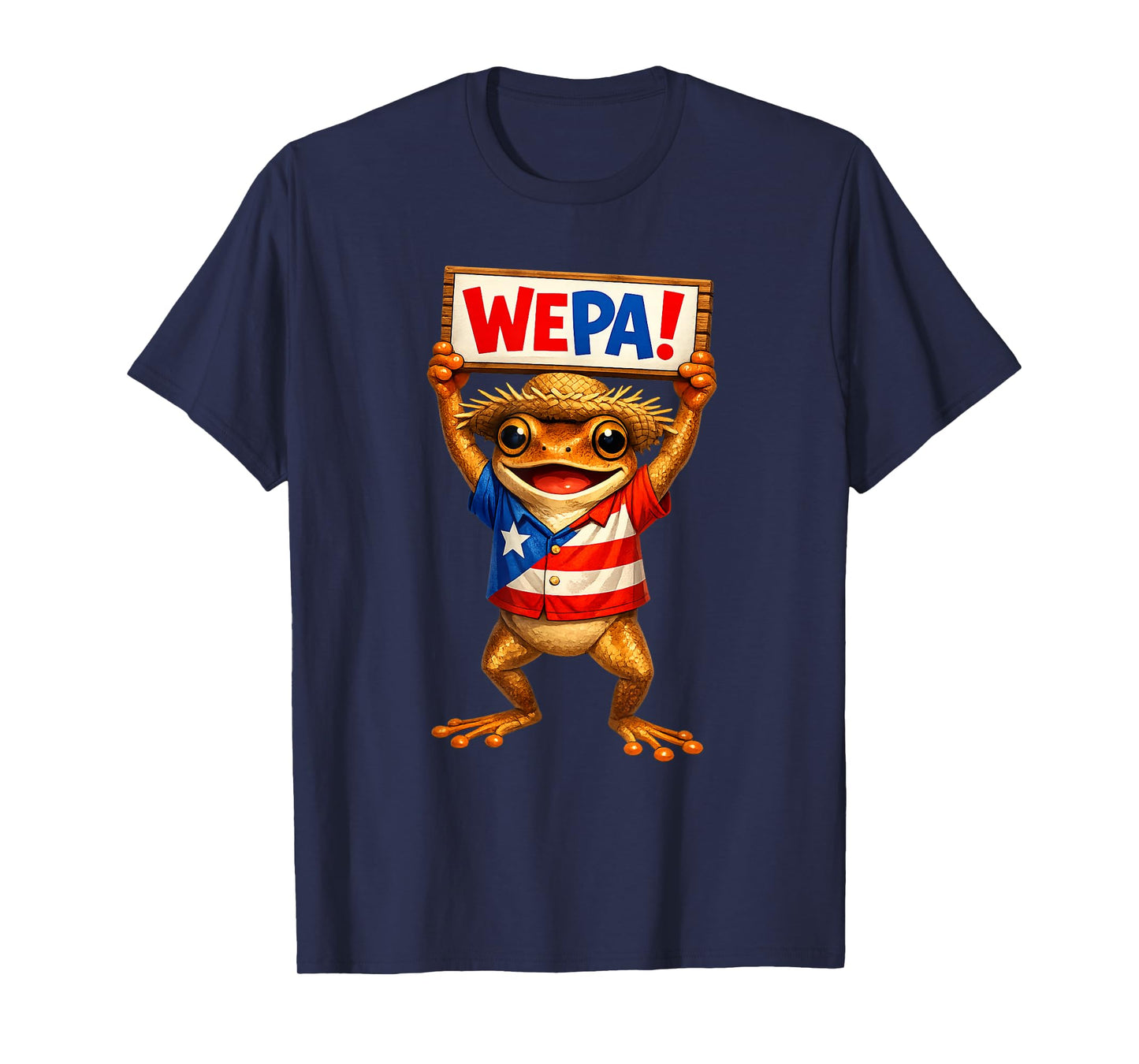 Coqui Shirt Puerto Rico Flag Love Puerto Rican WEPA T-Shirt