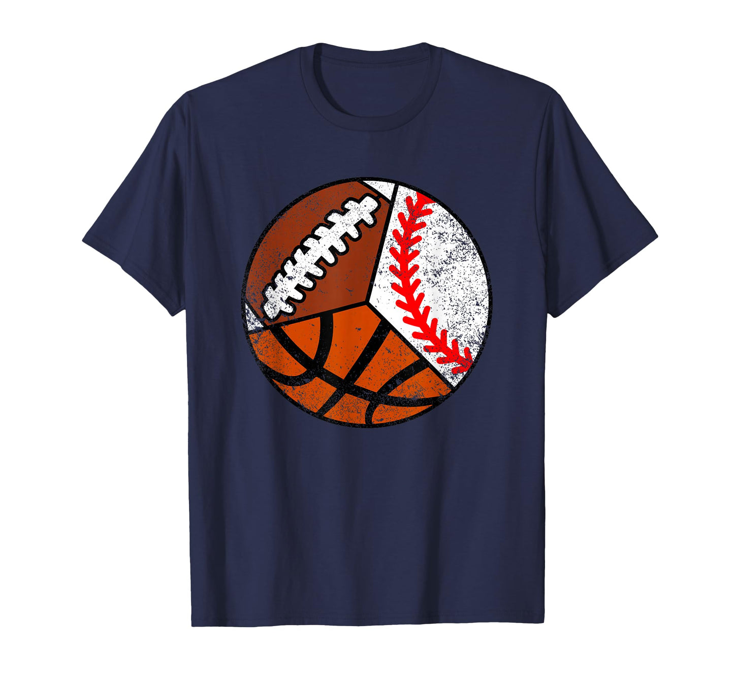 Football Baseball Basketball Player Funny Ball Sport T-Shirt
