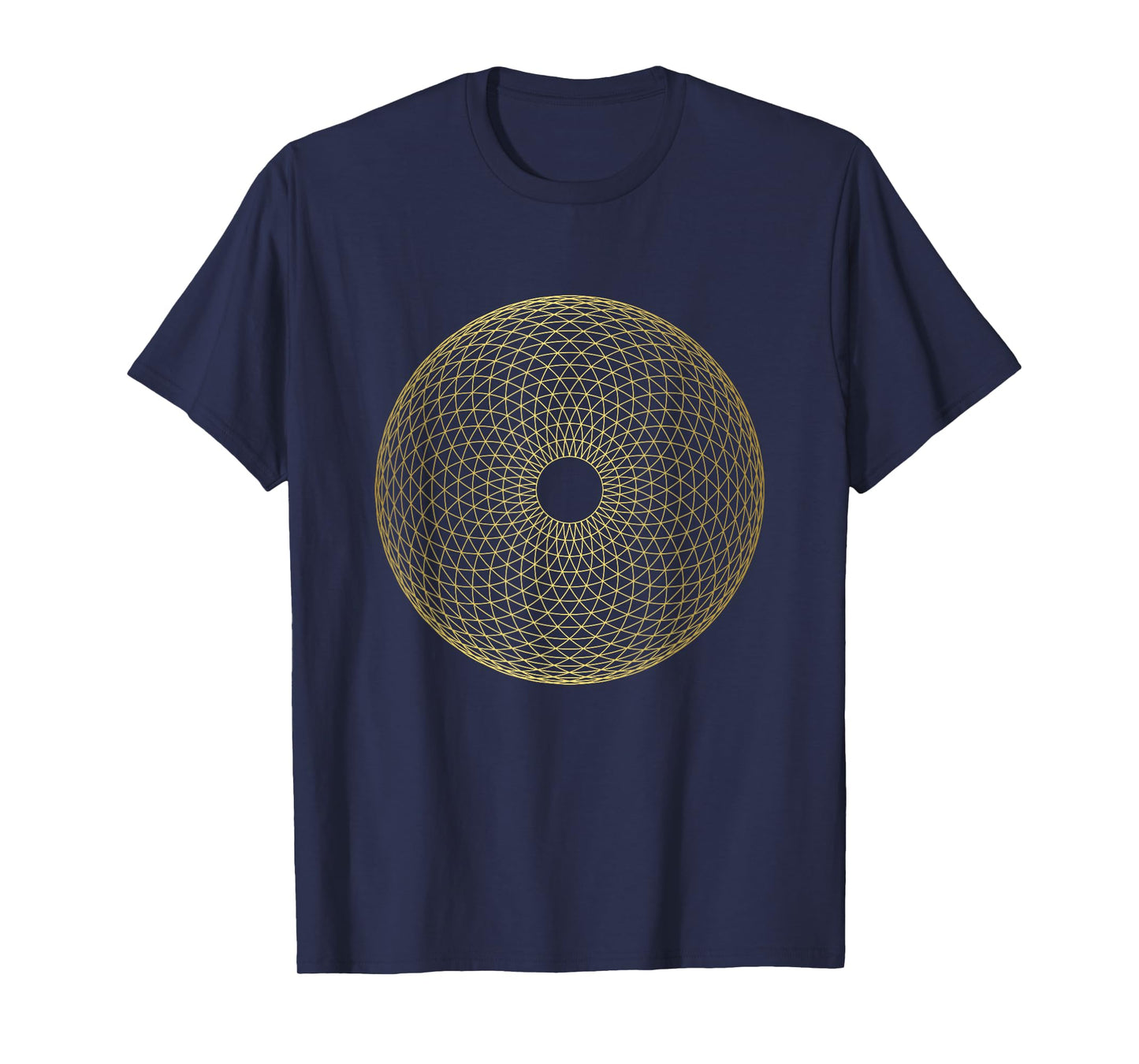 Sacred Geometry Torus Yantra Geometric Spiritual Mandala Art T-Shirt