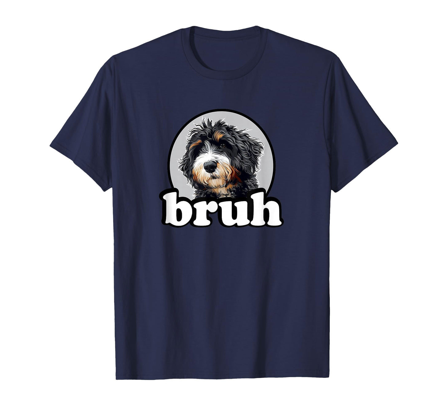 Cute Kids Bruh Bernedoodle Dog Lover T-Shirt
