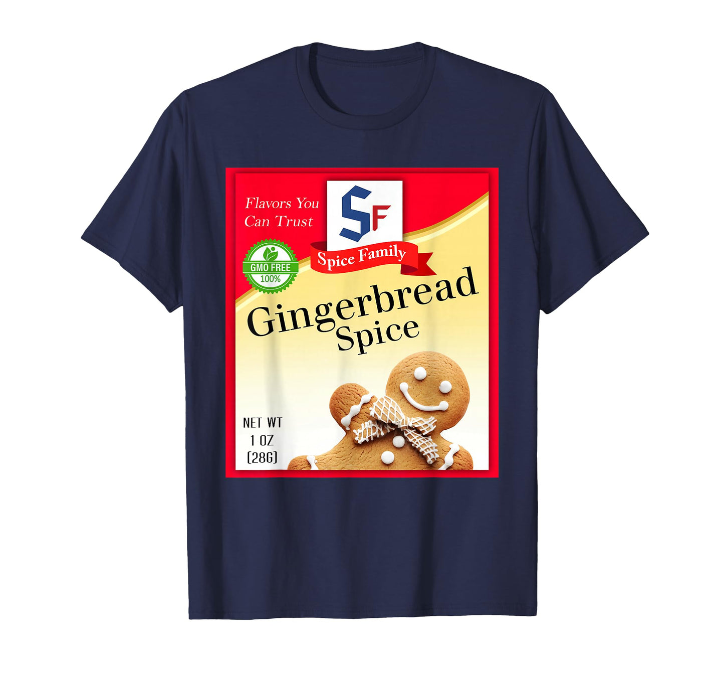 Gingerbread Spice Group Costume Family Matching Outfit T-Shirt