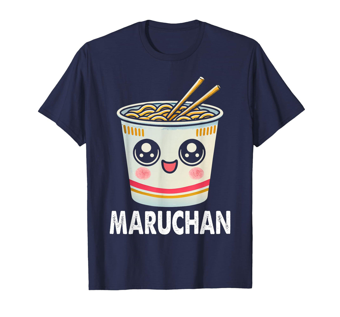 Cute Ramen Noodle Cup Face T-Shirt