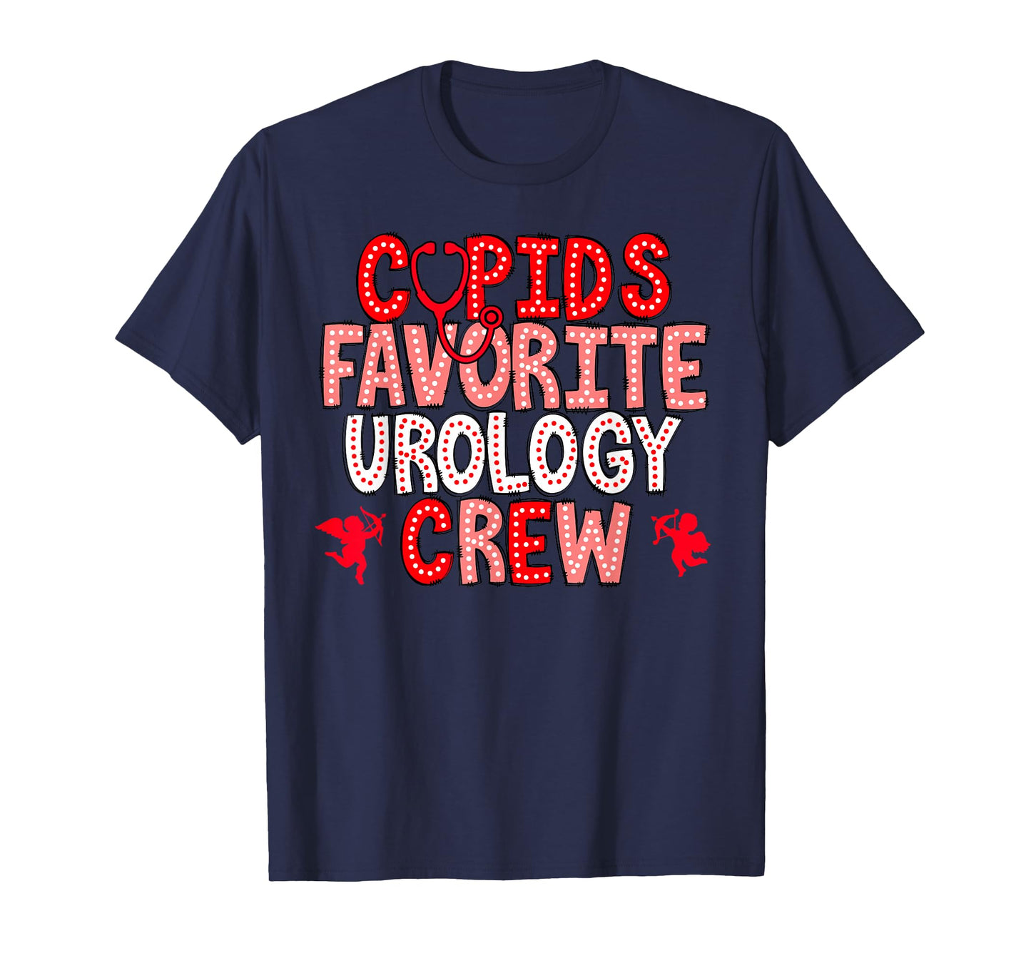 Cupid's Favorite Urology Crew Nurse Nephrology Valentines T-Shirt