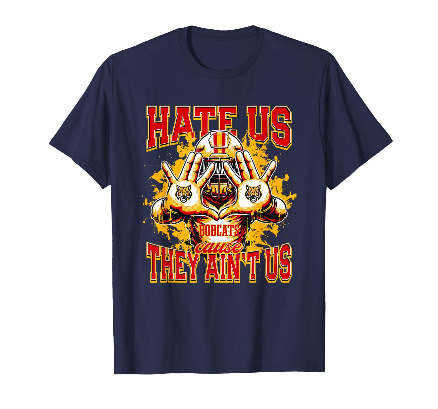 Dooly County Bobcats Logo Hate Us Cause They Ain't HS T-Shirt