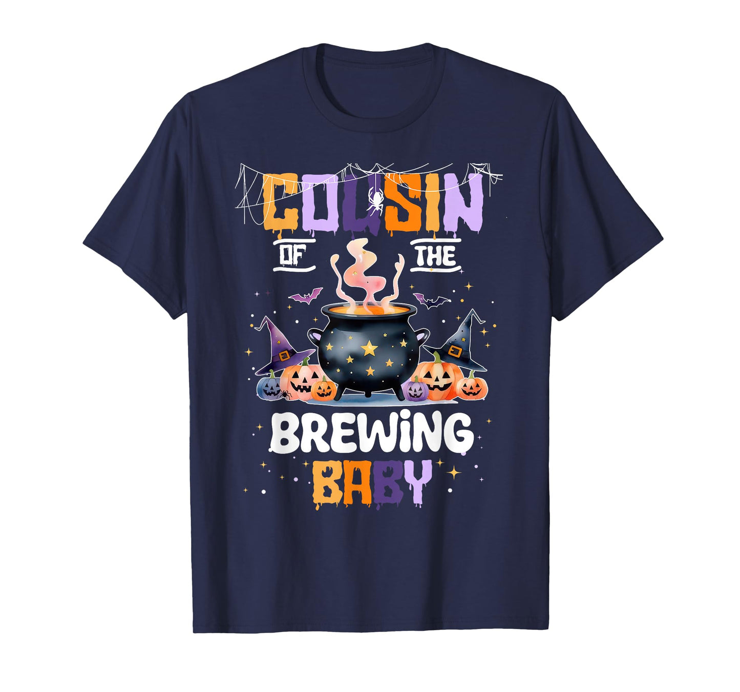 Cousin of The Brewing Baby Boo Ghost Halloween Baby Shower T-Shirt