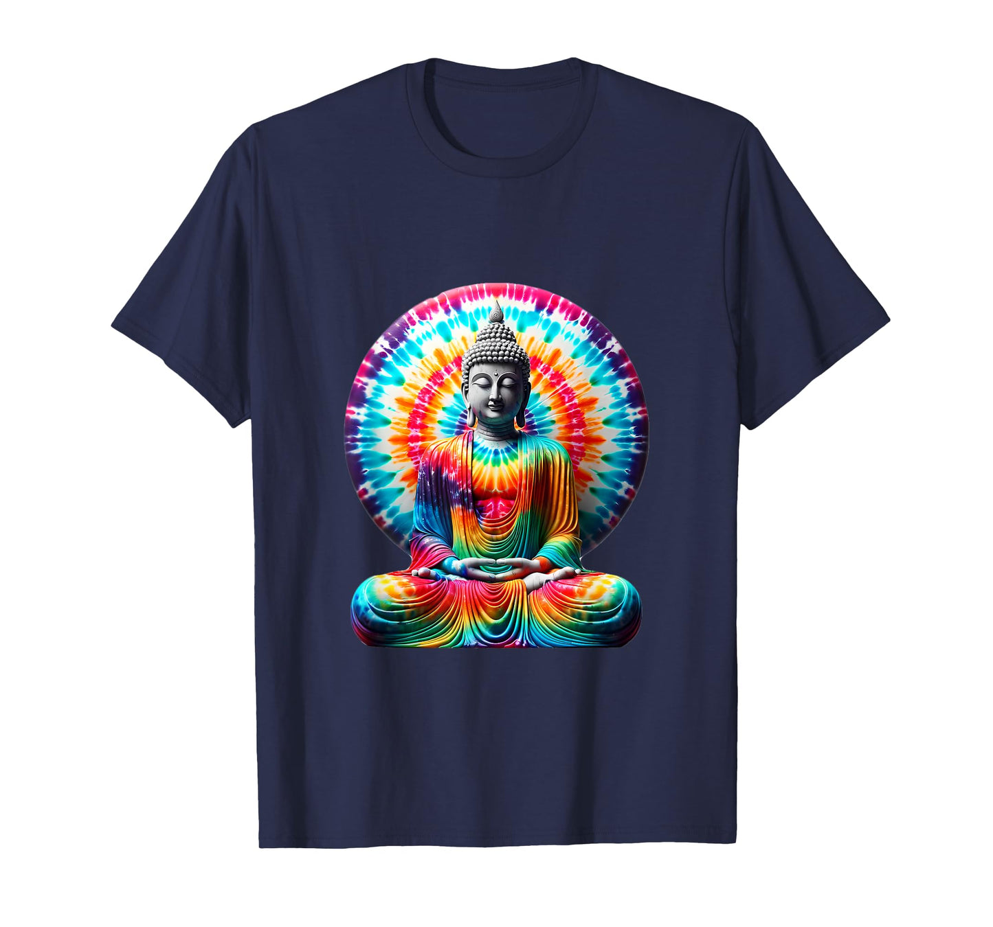Buddha Tie Dye Vintage Yoga Spiritual Zen Buddhism Buddhist T-Shirt