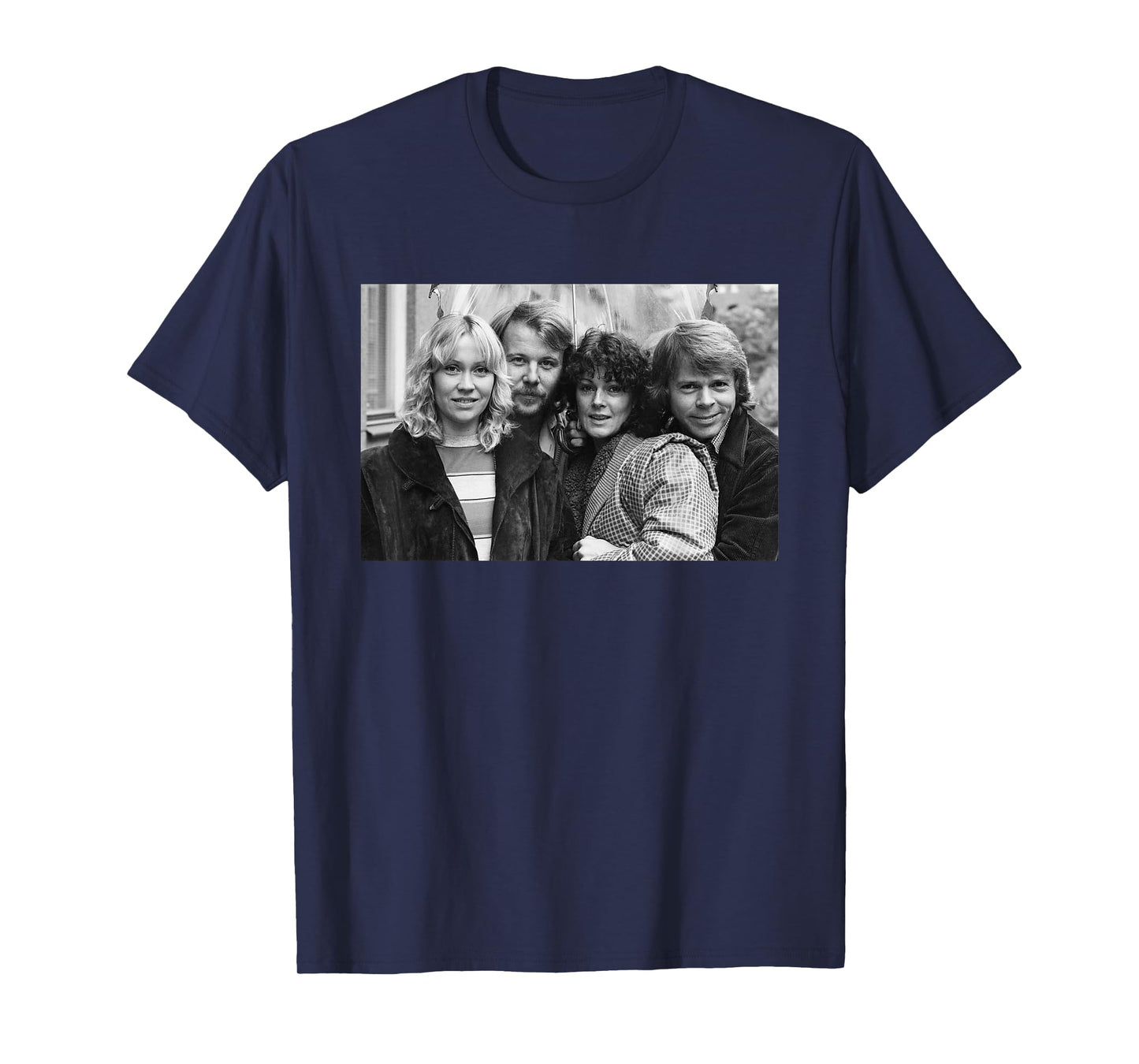 ABBA Swedish Pop Group Portrait Super Trouper 1980 T-Shirt