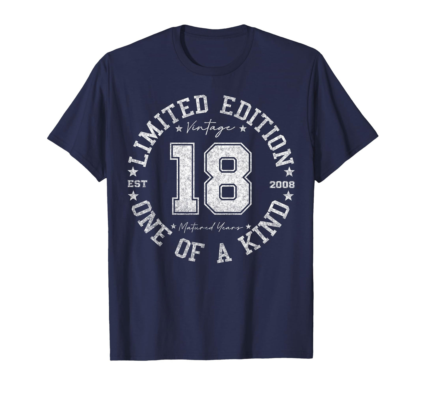 18 Year Old Gifts Vintage 2008 Limited Edition 18th Birthday T-Shirt