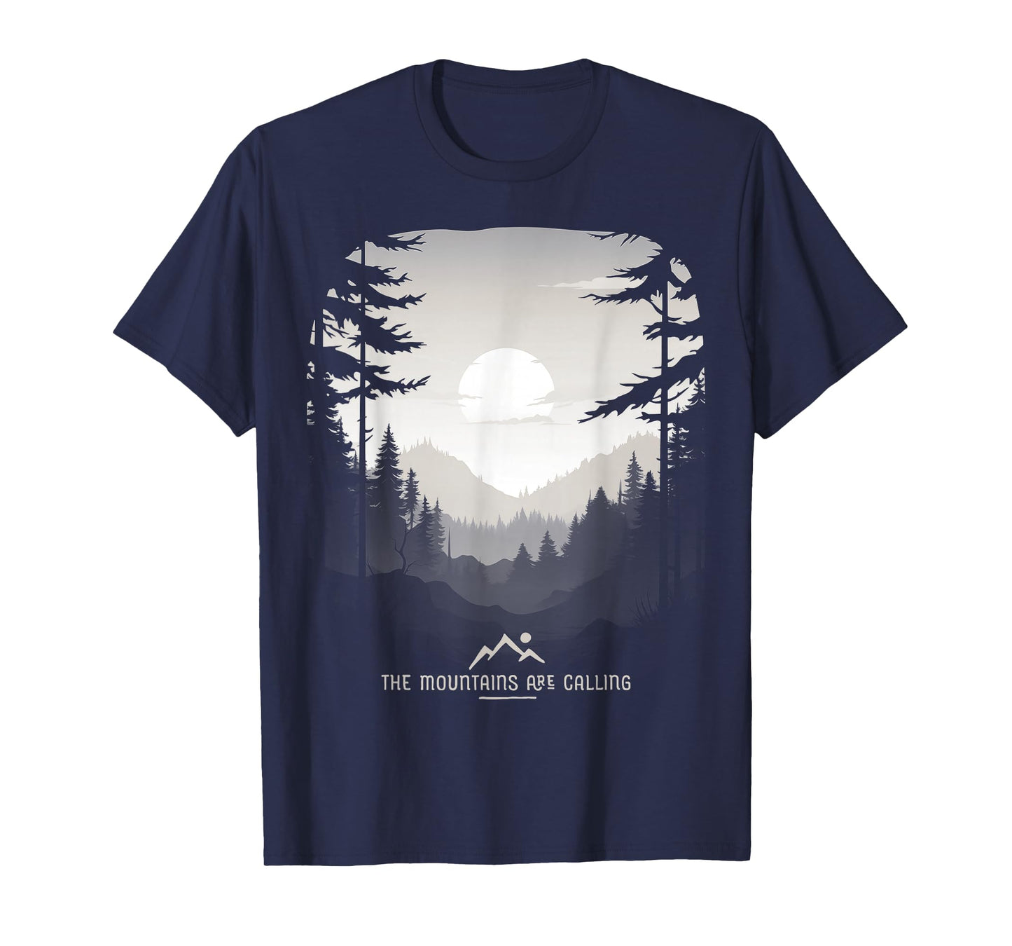 The Mountains Are Calling Original Unique Graphic T-Shirt