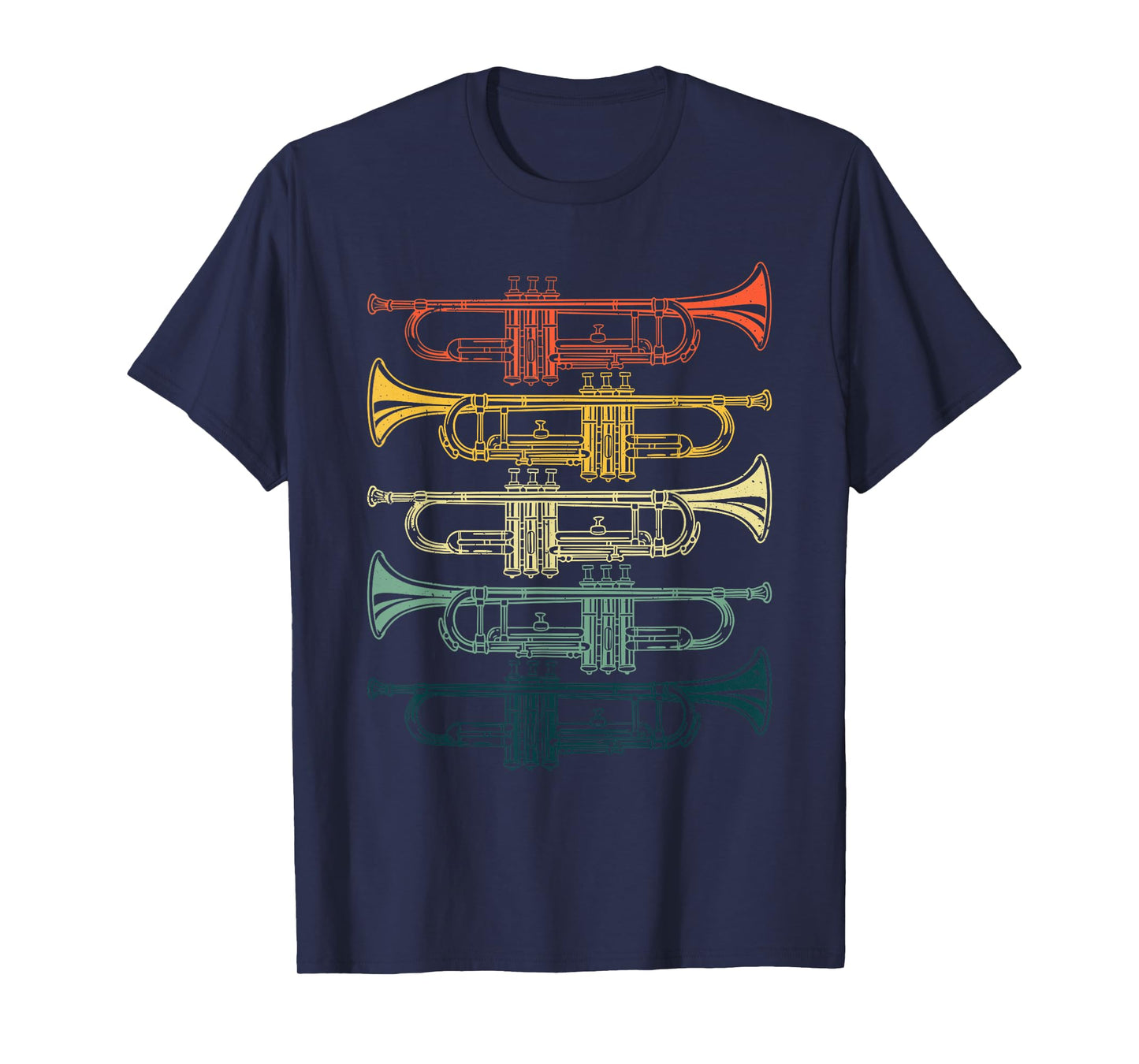Cool Trumpet For Men Women Marching Band Musician Jazz Music T-Shirt