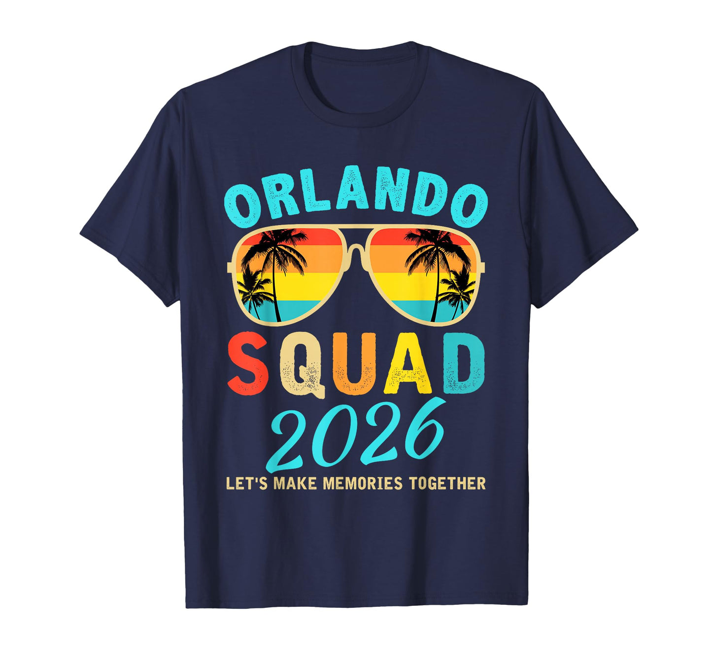 Family Vacation 2026 Orlando Friends Group Vacation Matching T-Shirt