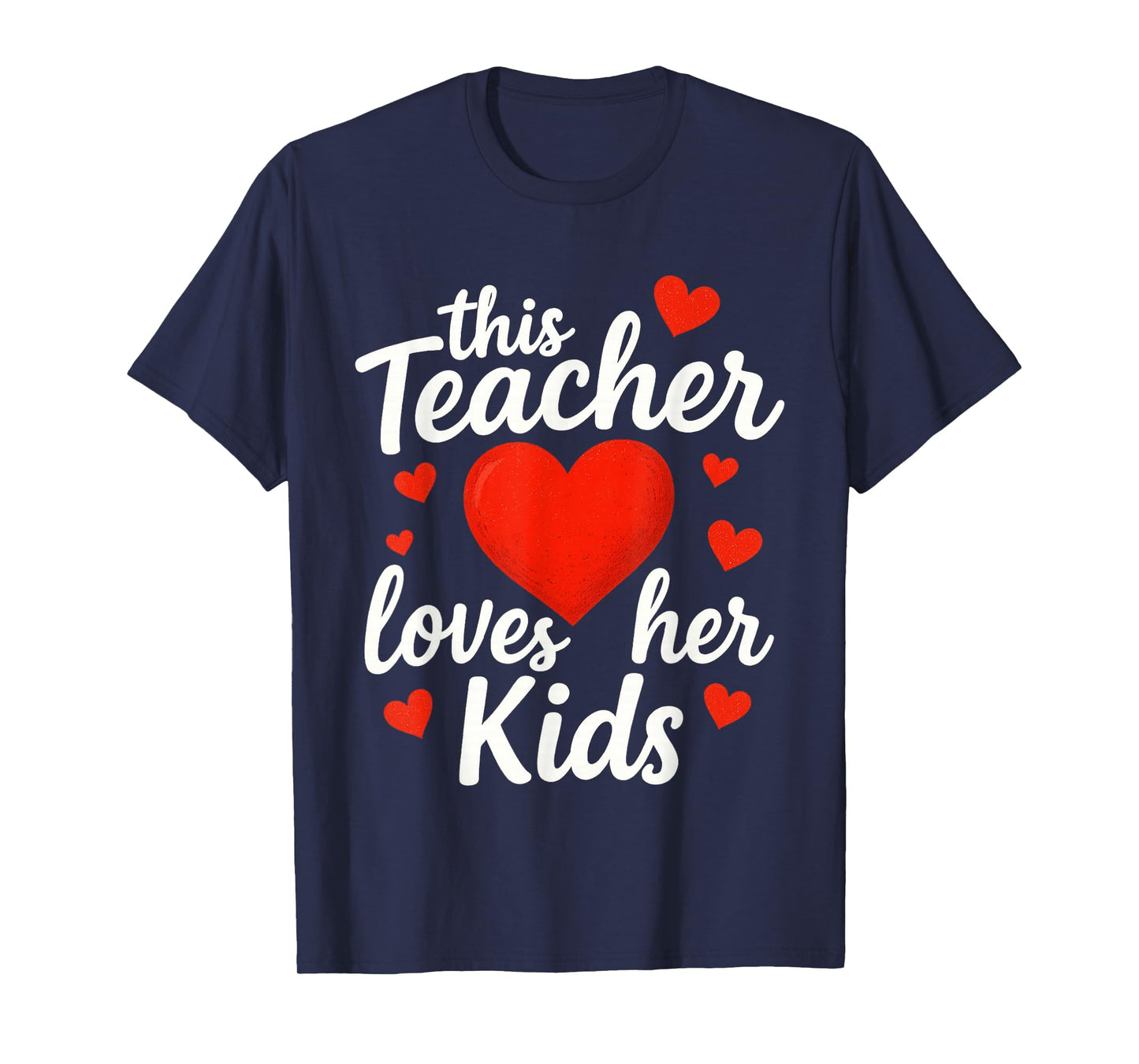 Teacher Valentines Day This Teacher Loves Her Kids T-Shirt