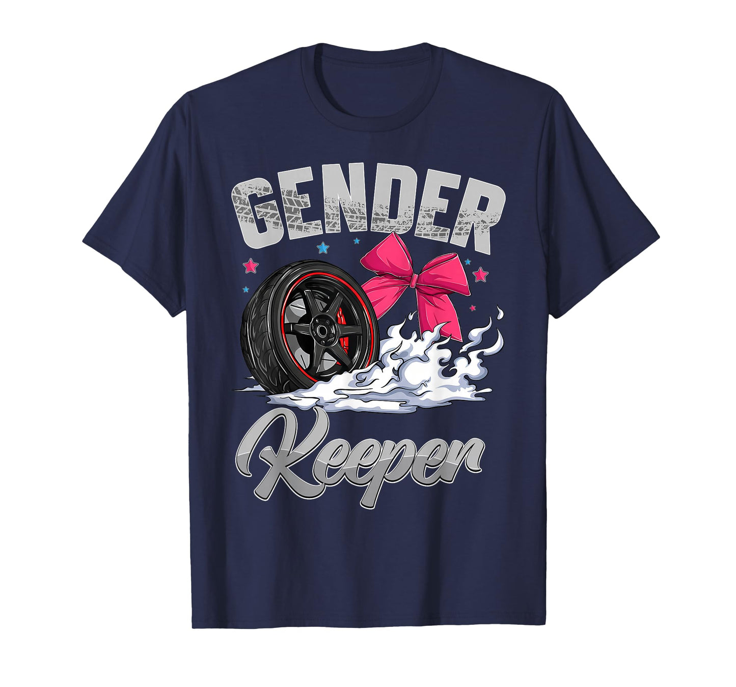 Gender Reveal Party Keeper of The Gender Burnouts Or Bows T-Shirt