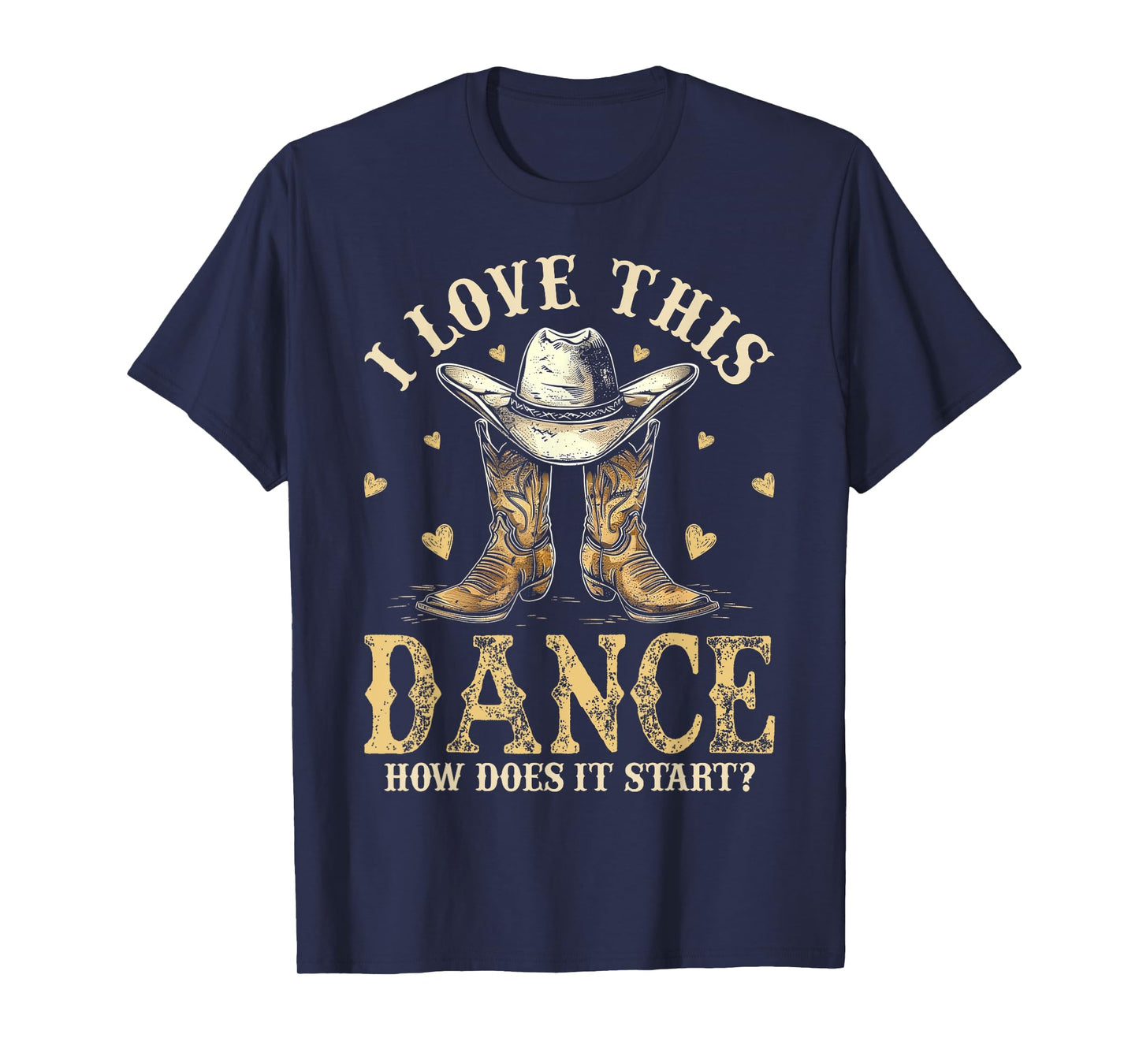 How Does This Dance Start Line Dancer Country T-Shirt