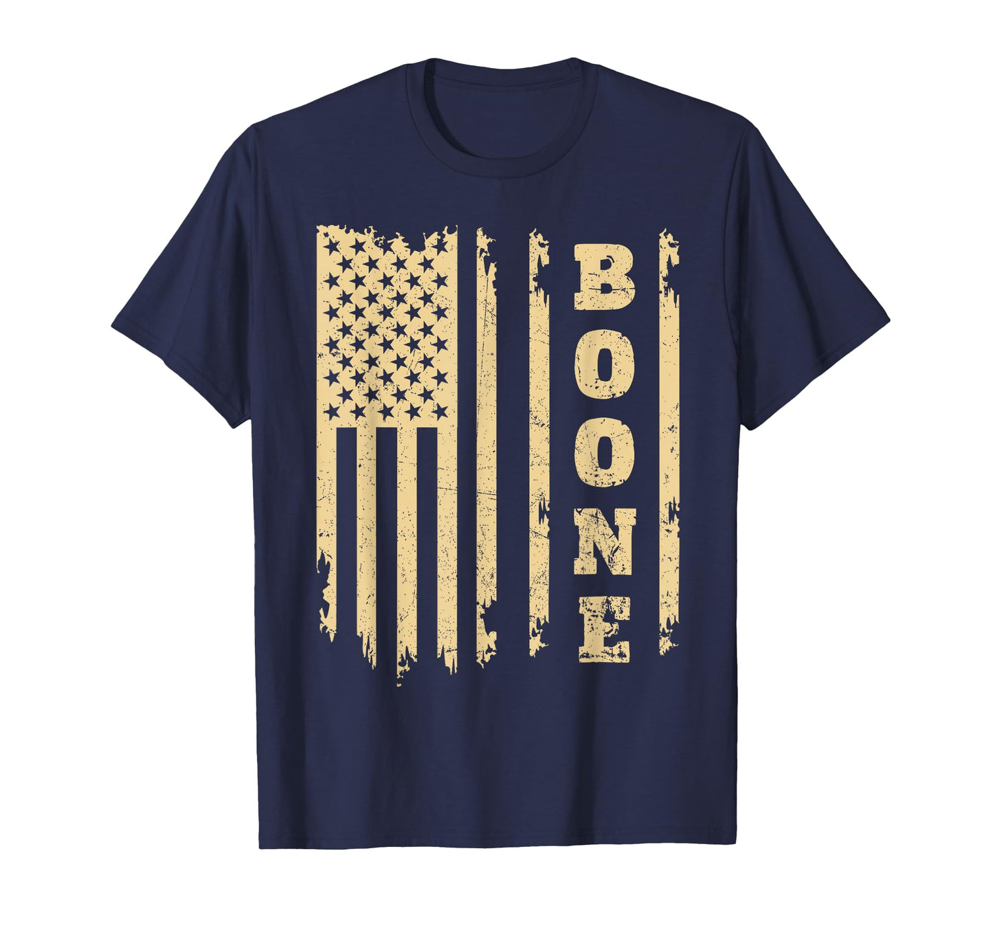 Boone Family Name I Love Boone Personalized Vintage T-Shirt