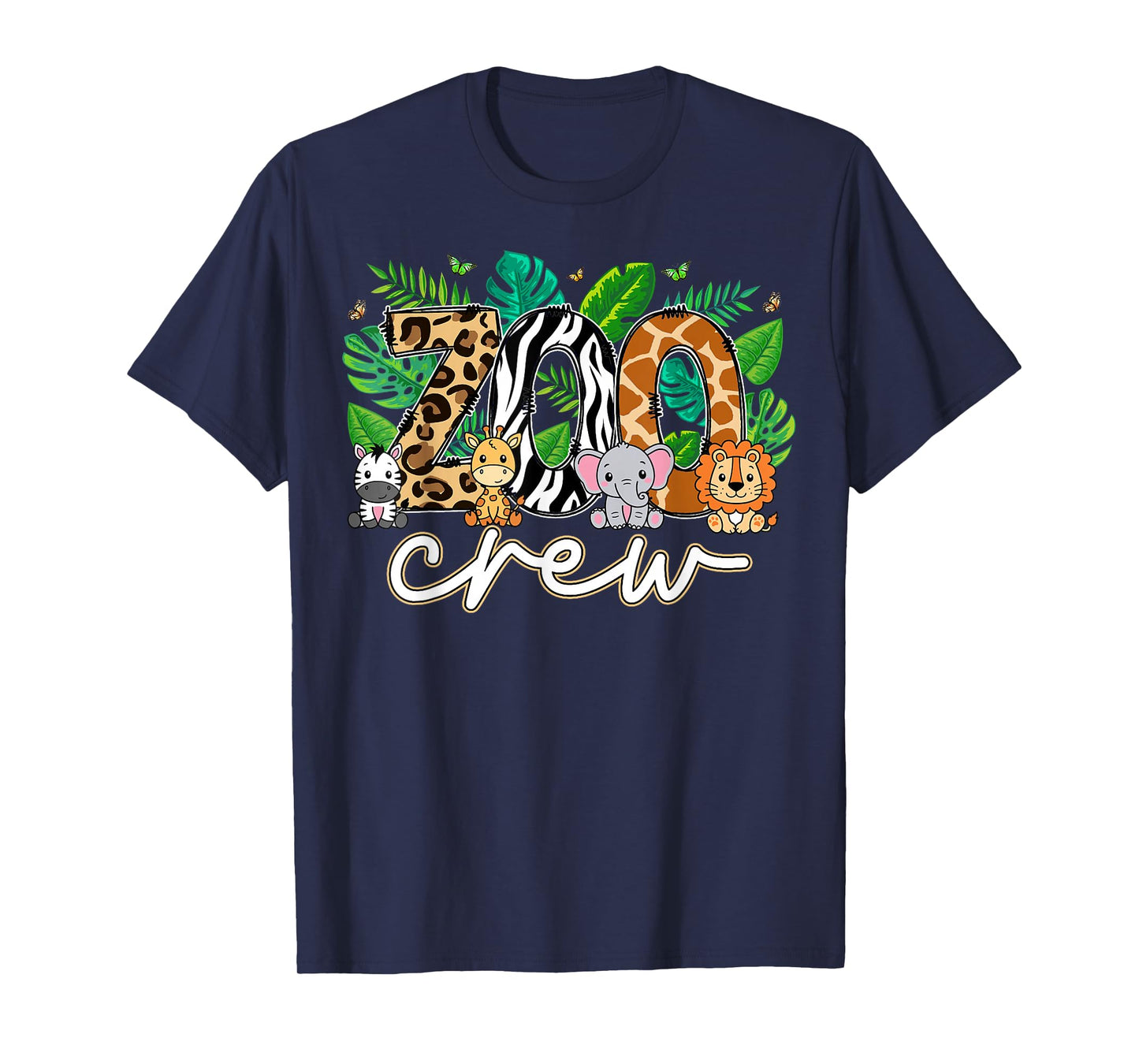 Zoo Crew Wildlife Animal Zoologist Safari Jungle Animals T-Shirt