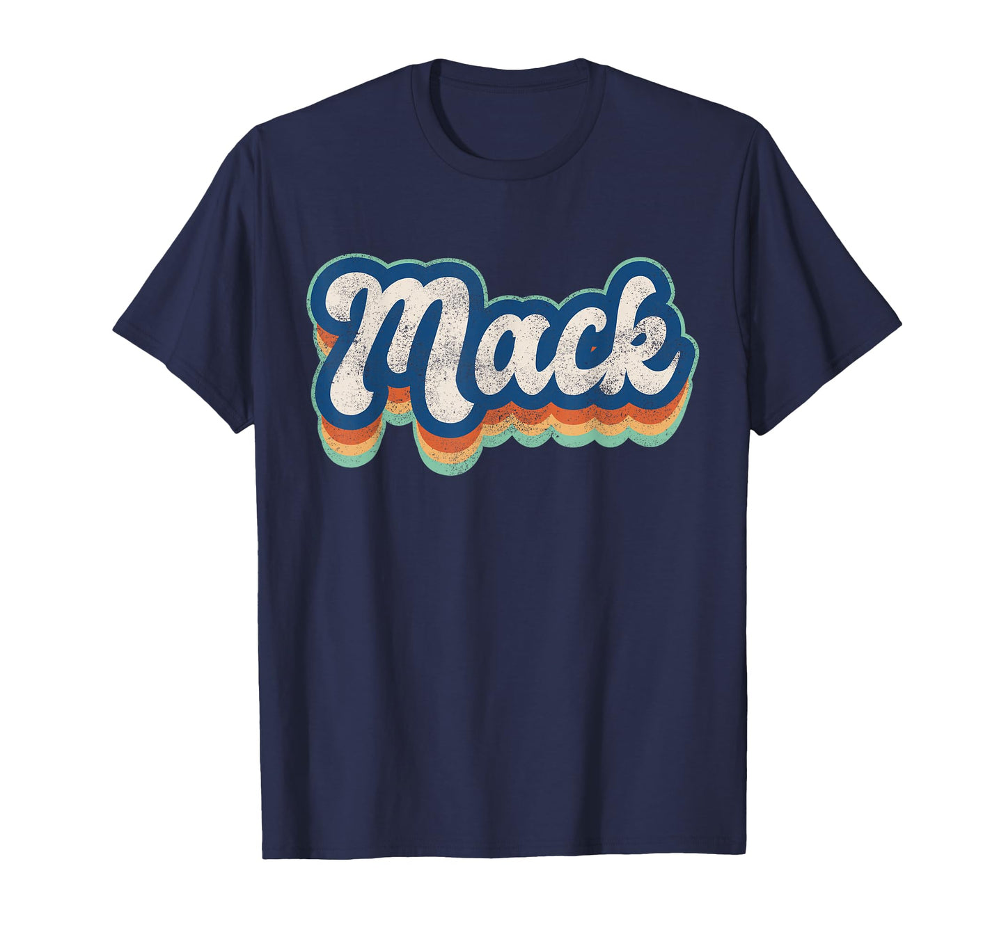 Mack First Name Boy Vintage Style 70s 80s Personalized T-Shirt