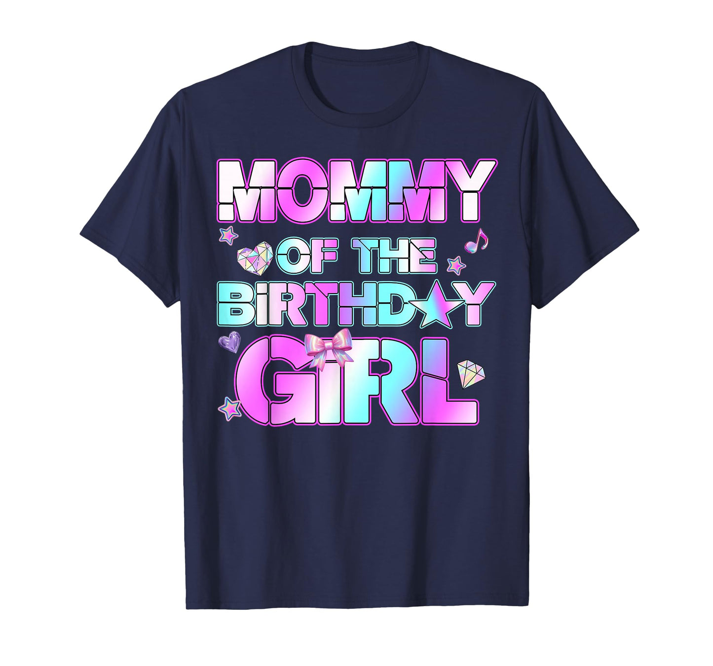 Mommy The Birthday Girl Kpop Family Birthday Party Girls T-Shirt