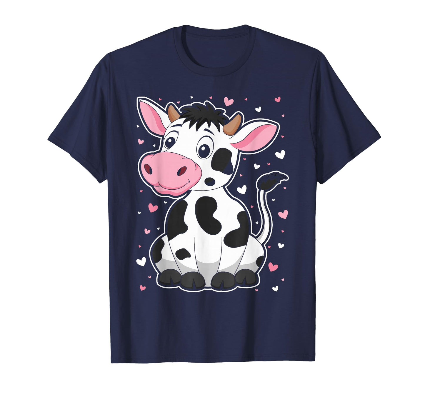 Cute Cow Print Kawaii Cow Lover Women Girls Kids Toddlers T-Shirt