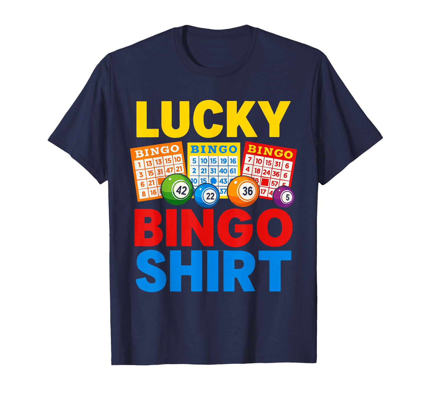 Bingo Costume for Men and Women,Bingo Lover Player T-Shirt